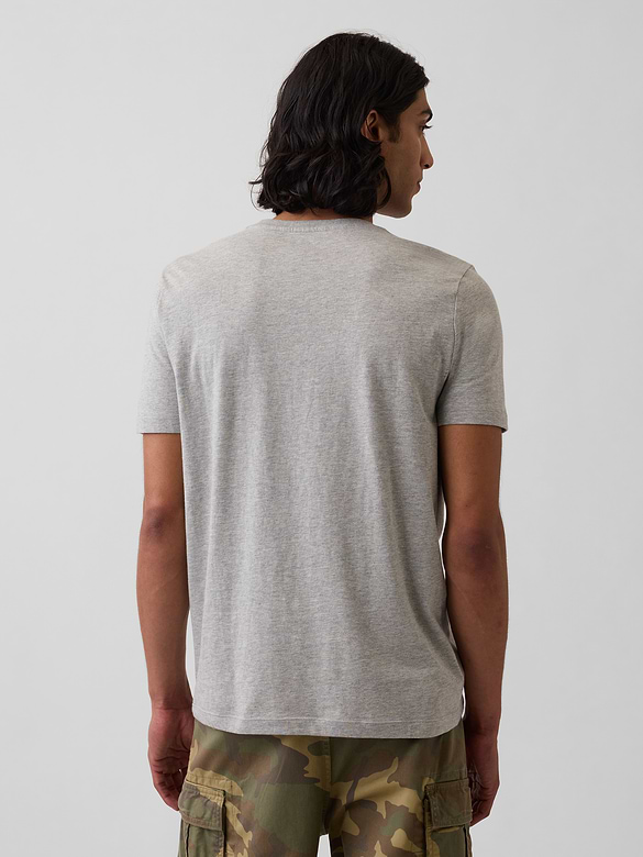 Adult Organic Cotton Pocket T-Shirt