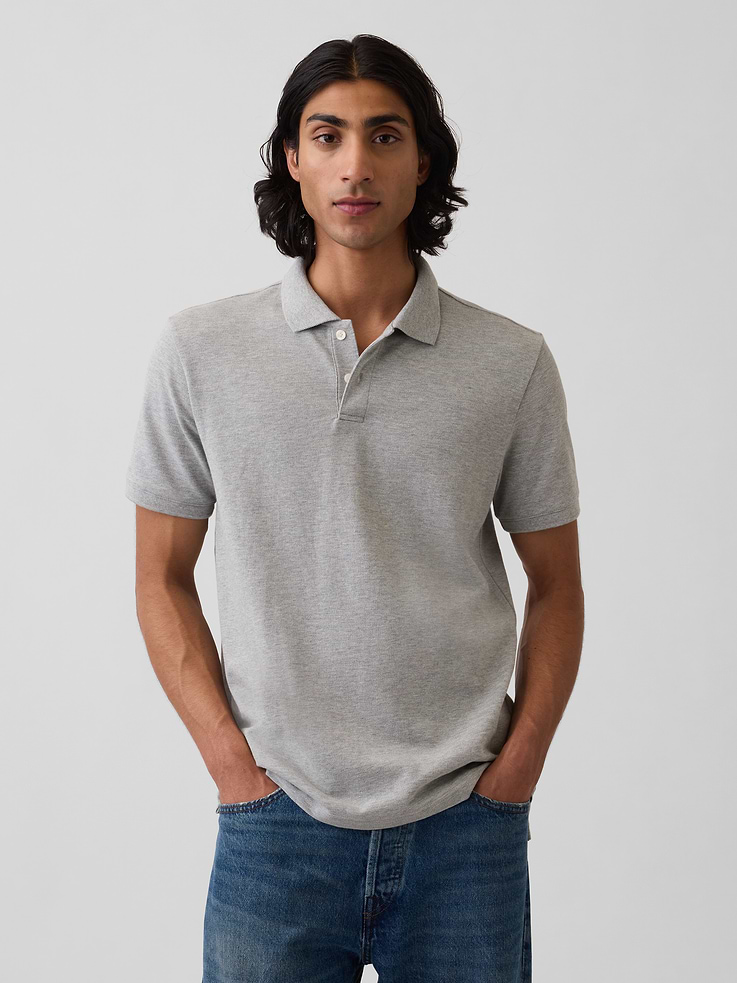 Image number 1 showing, Pique Polo Shirt