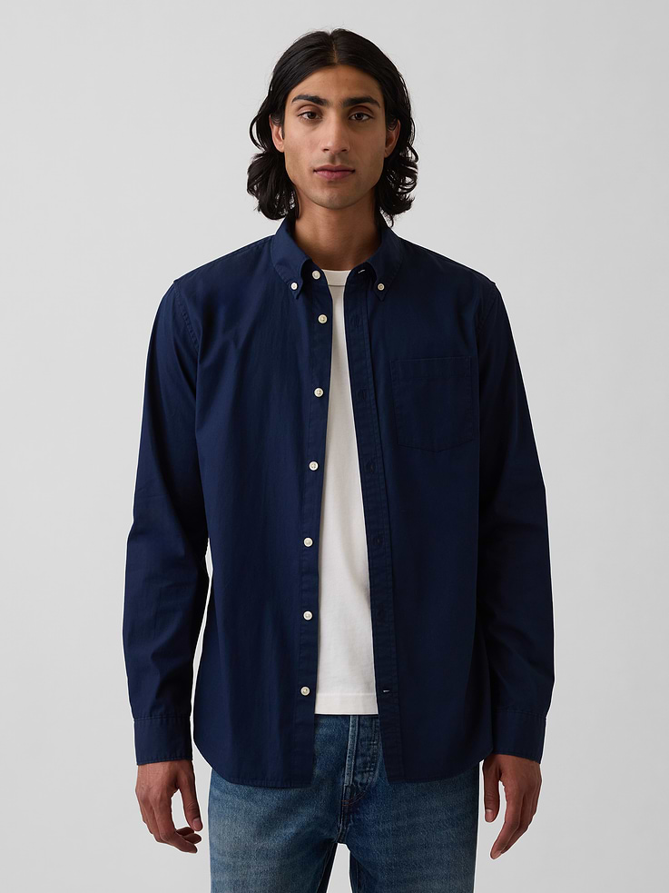 Image number 1 showing, Organic Cotton Poplin Classic Shirt