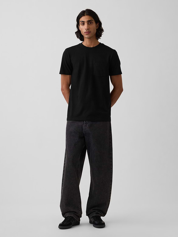 Adult Organic Cotton Pocket T-Shirt