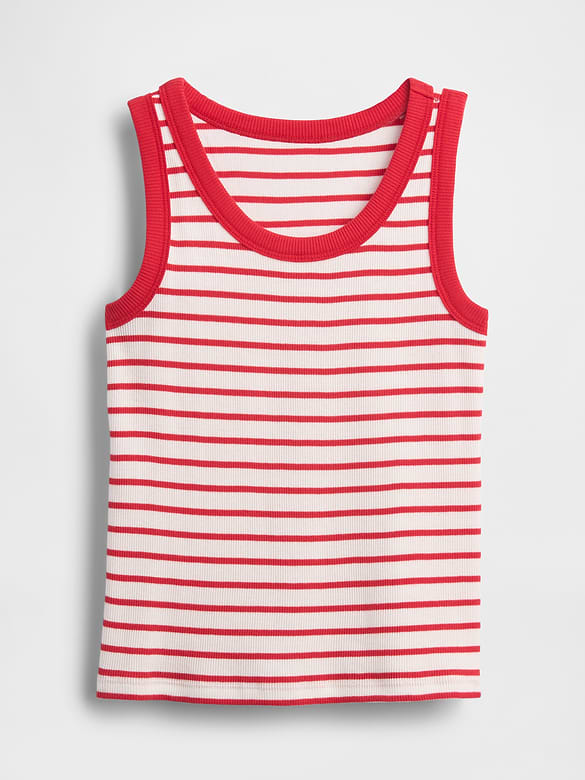 Kid Rib Scoop Tank Top
