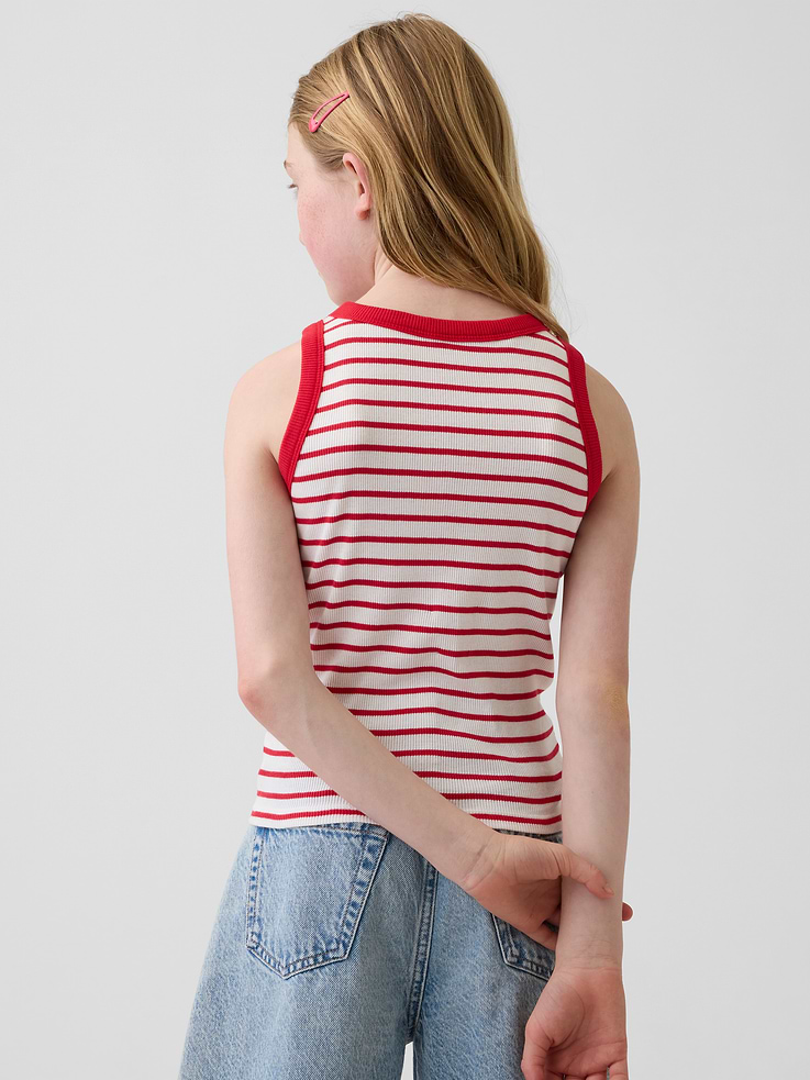 Image number 3 showing, Kid Rib Scoop Tank Top