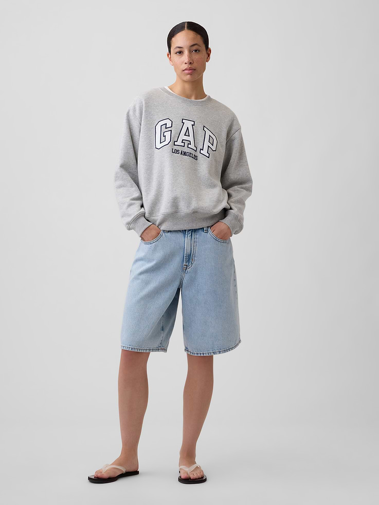Image number 3 showing, Relaxed Gap City Logo Sweatshirt