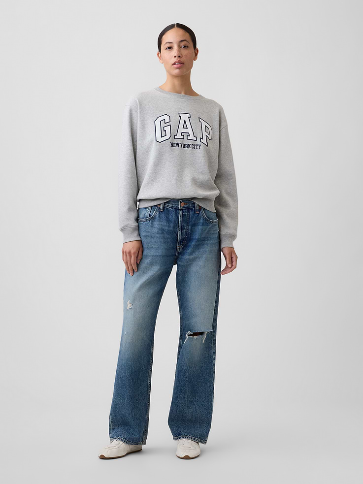 Image number 3 showing, Relaxed Gap City Logo Sweatshirt