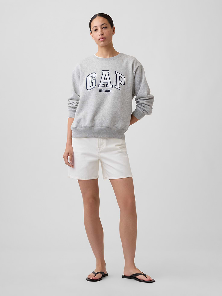 Image number 3 showing, Relaxed Gap City Logo Sweatshirt