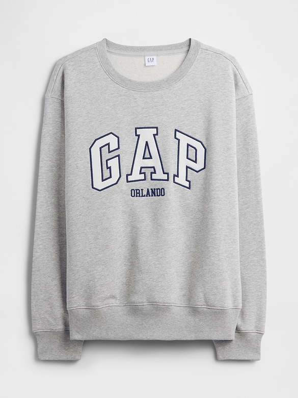 Relaxed Gap City Logo Sweatshirt