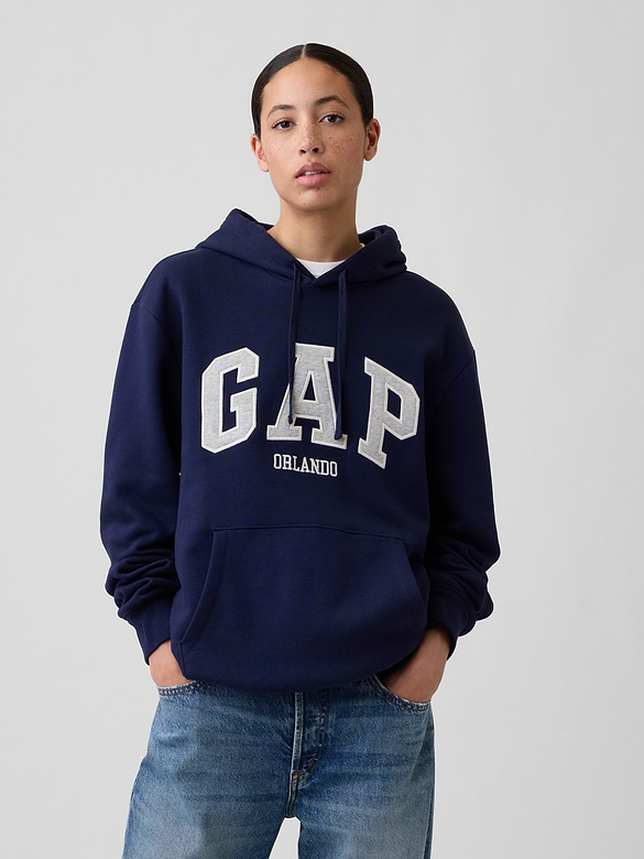 Relaxed Gap City Logo Hoodie