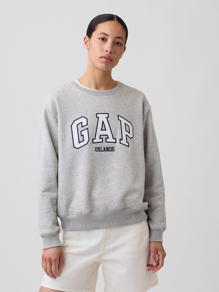 Image number 1 showing, Relaxed Gap City Logo Sweatshirt