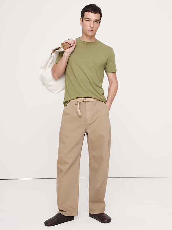 Lightweight Cotton Crew-Neck T-Shirt
