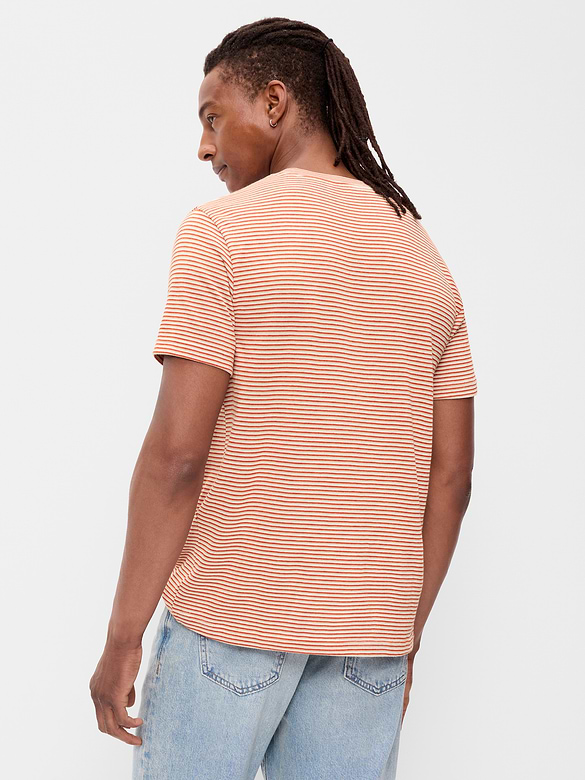 Crew-Neck Striped T-Shirt
