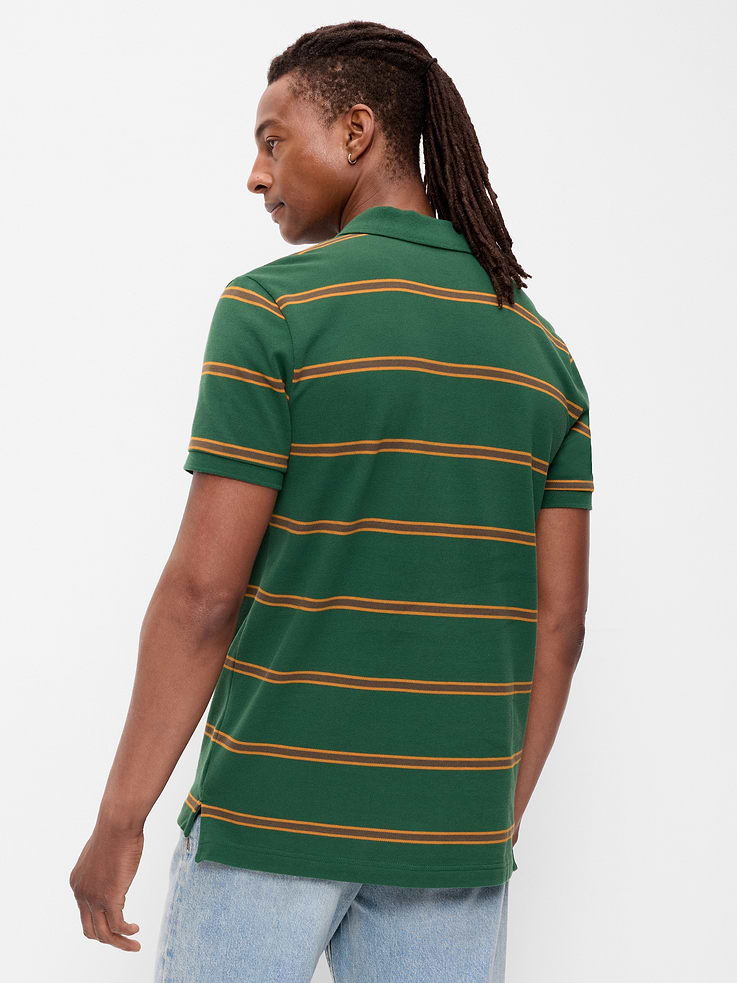 Image number 2 showing, Striped Pique Polo