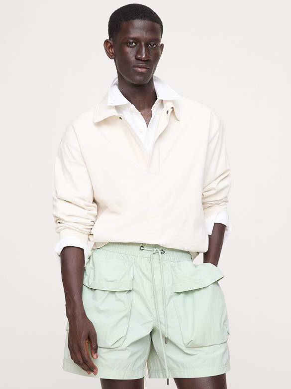 6" Relaxed Multi-Pocket Pull-On Short
