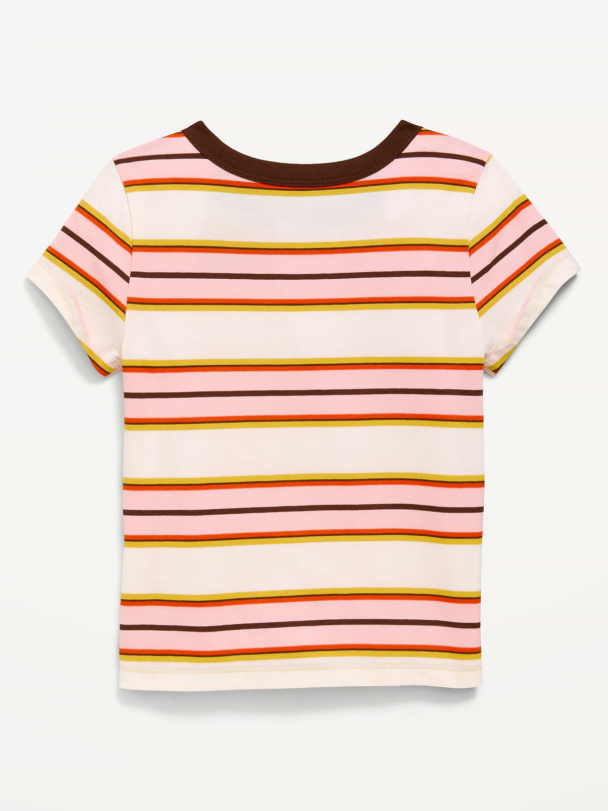 Image number 2 showing, Fitted Short-Sleeve T-Shirt for Girls