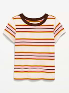 Image number 1 showing, Fitted Short-Sleeve T-Shirt for Girls