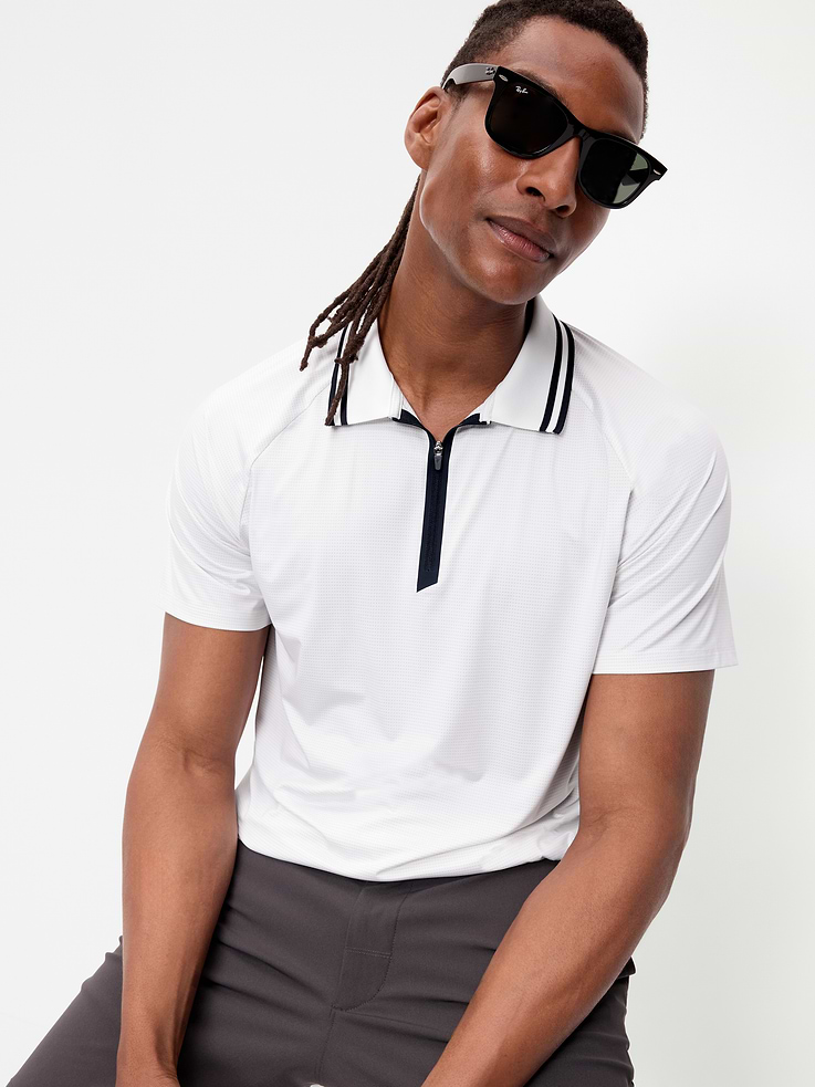 Image number 3 showing, Modern Tech Zip Polo