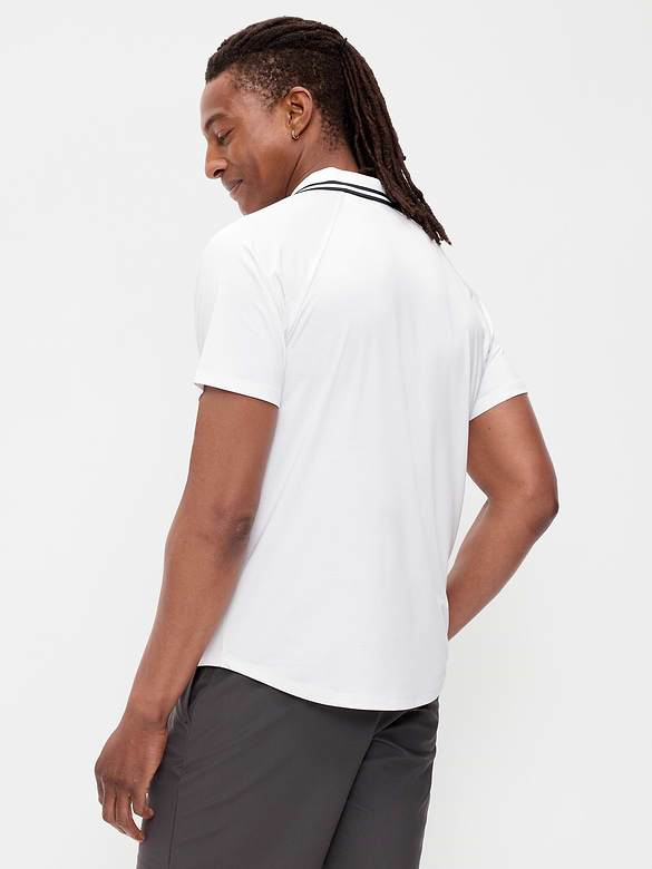 Modern Tech Zip Polo