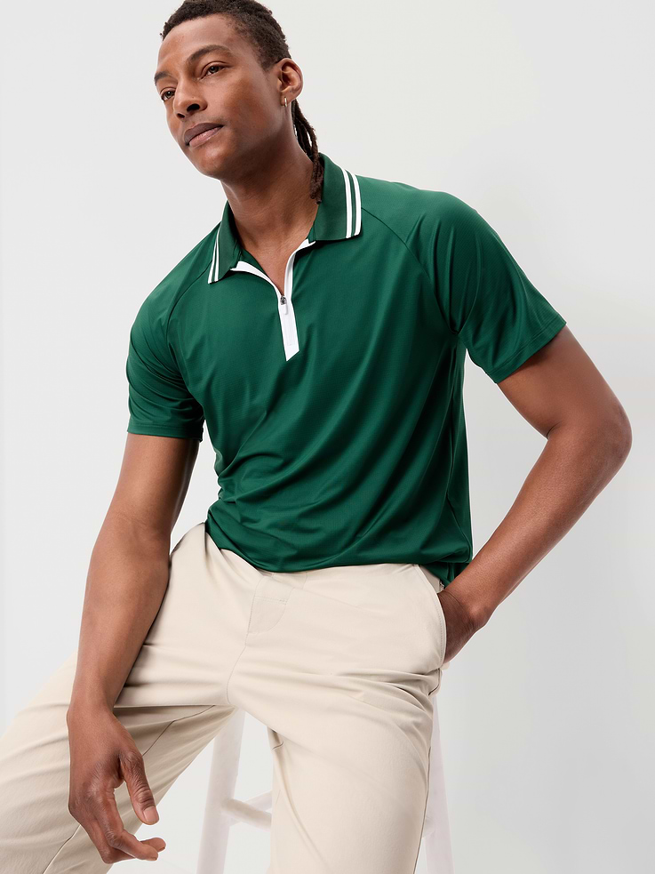 Image number 3 showing, Modern Tech Zip Polo