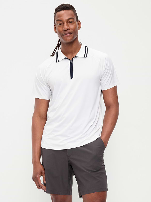 Modern Tech Zip Polo