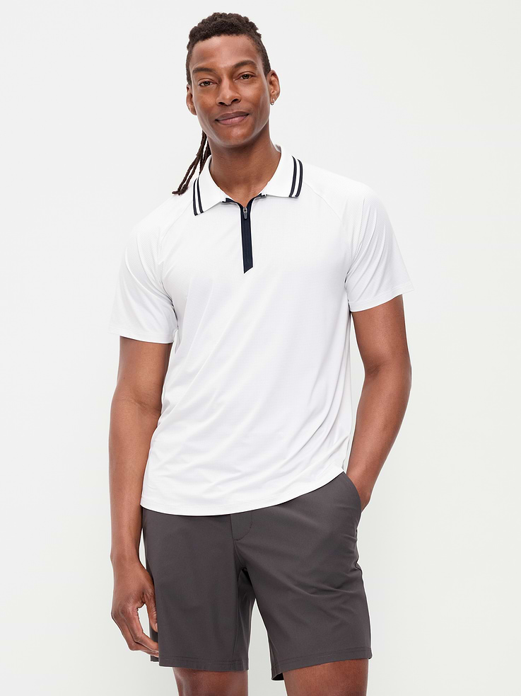 Image number 1 showing, Modern Tech Zip Polo