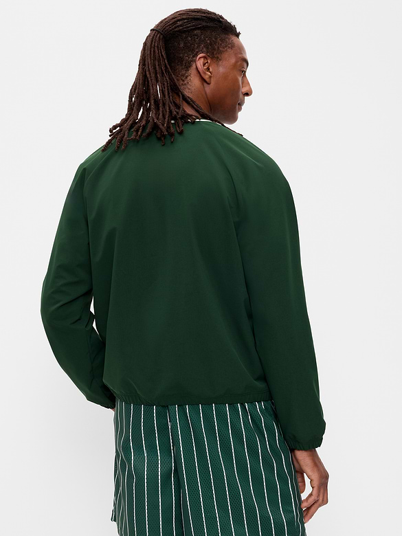 V-Neck Pullover Windbreaker