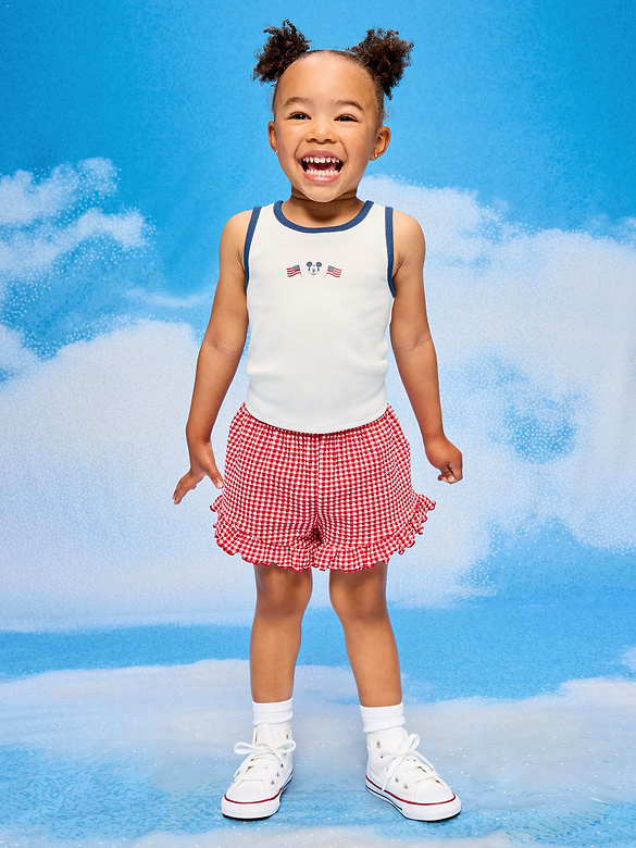 Old Navy x Disney Mickey Mouse Ribbed Tank Top for Toddler Girls