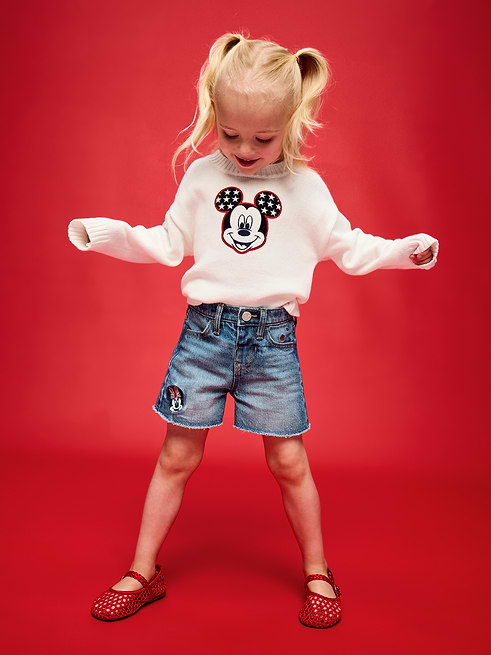 Old Old Navy x Disney Minnie Mouse Embroidered Frayed-Hem Jean Shorts for Toddler Girls on clearance at Old Navy — 50% off