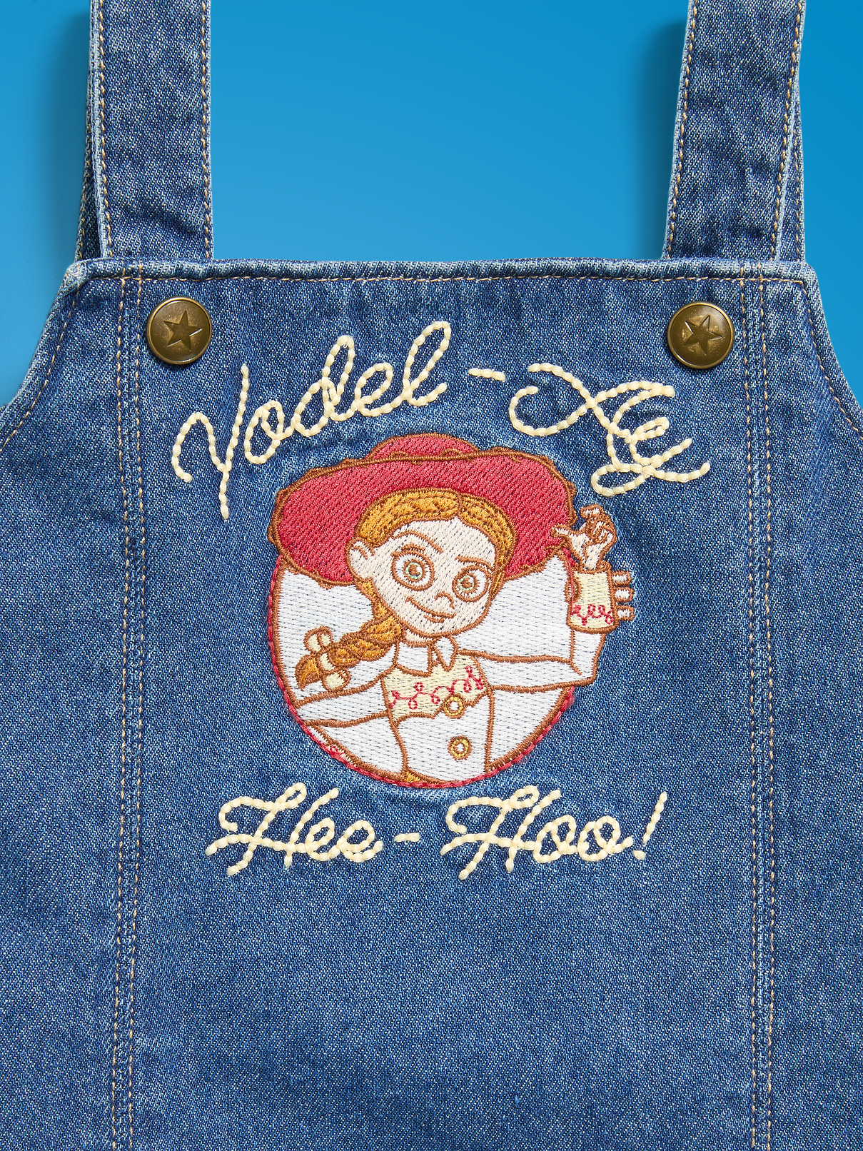 Image number 4 showing, Old Navy x Pixar Toy Story Western Denim Dress for Toddler Girls