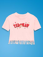 L'image numéro 3 présente T-shirt droit à ourlet à franges et à imprimé Histoire de jouets Old Navy x Pixar pour toute-petite