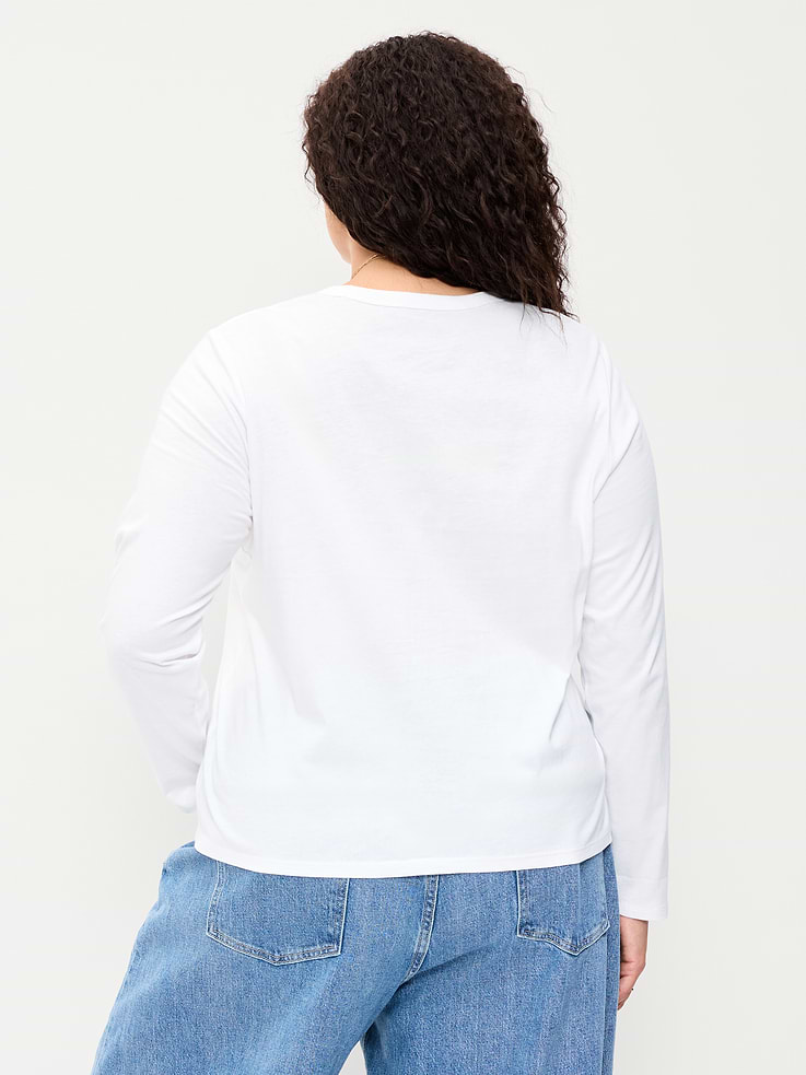 Image number 8 showing, EveryWear Long-Sleeve T-Shirt