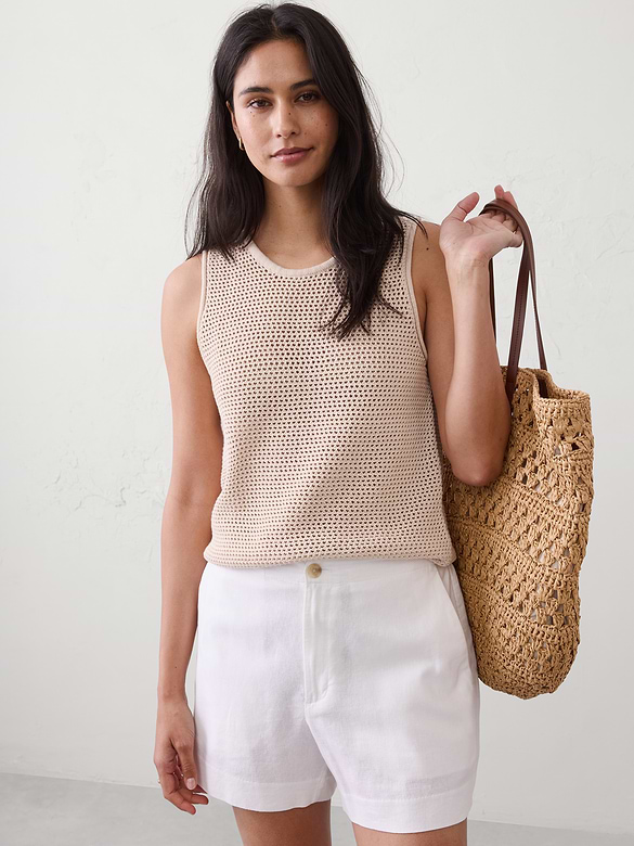 Textured Sweater Tank