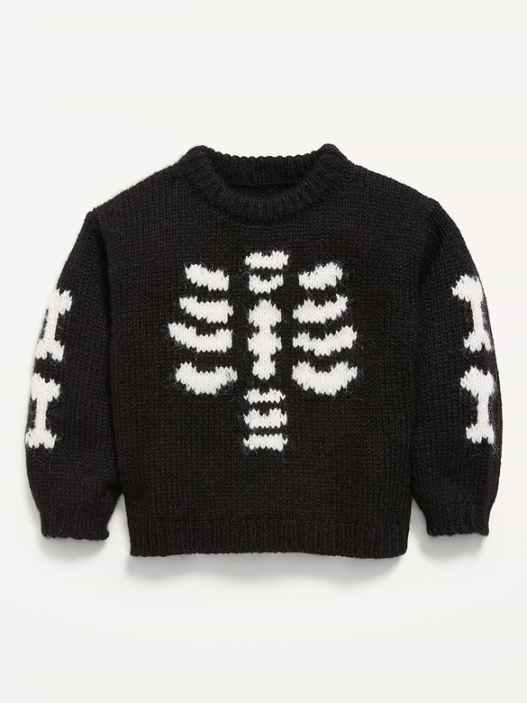 Long-Sleeve Graphic Sweater for Toddler Girls