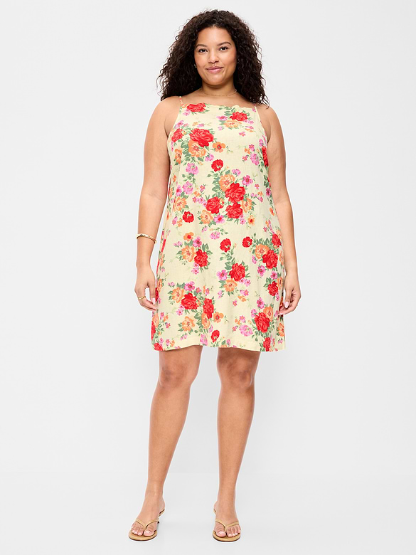Sleeveless Mini Shift Dress