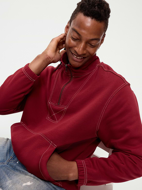 Fleece Anorak Quarter Zip