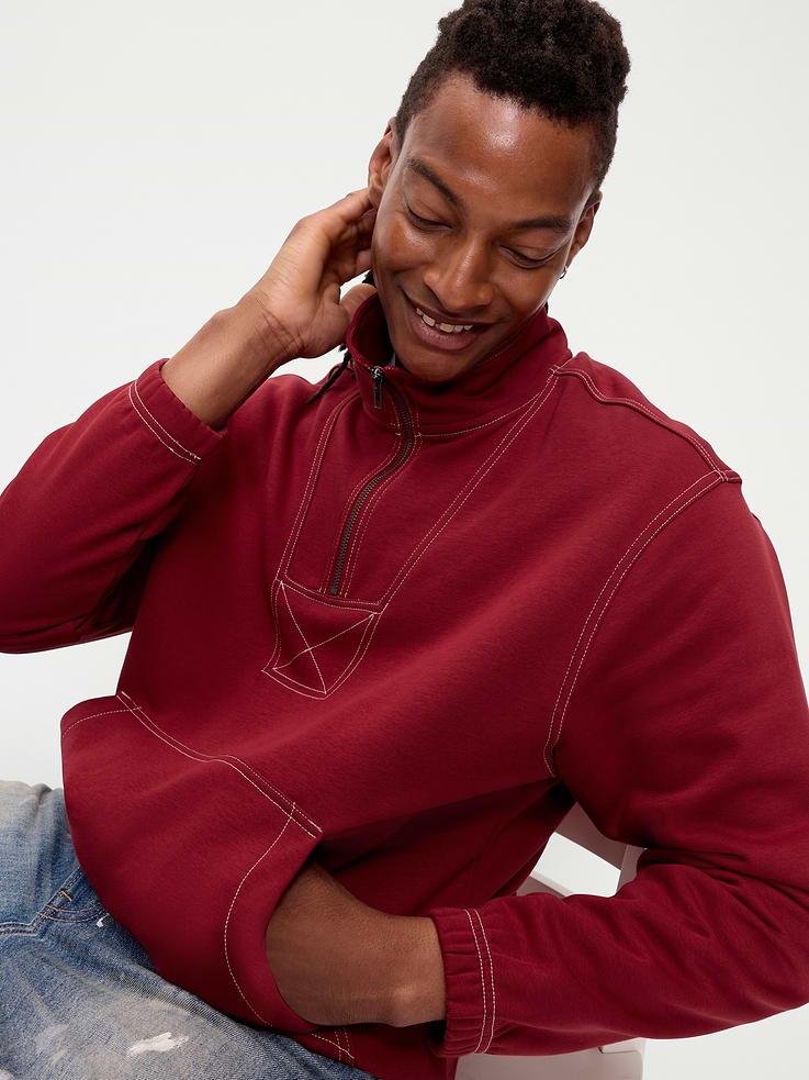 Image number 3 showing, Fleece Anorak Quarter Zip