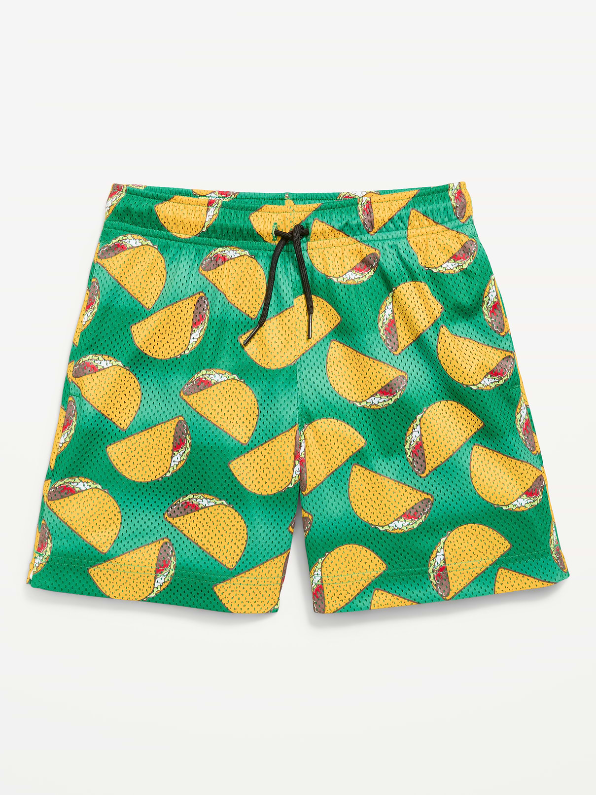 Image number 1 showing, Printed Knee Length Mesh Shorts for Boys