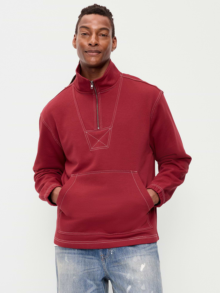 Image number 1 showing, Fleece Anorak Quarter Zip