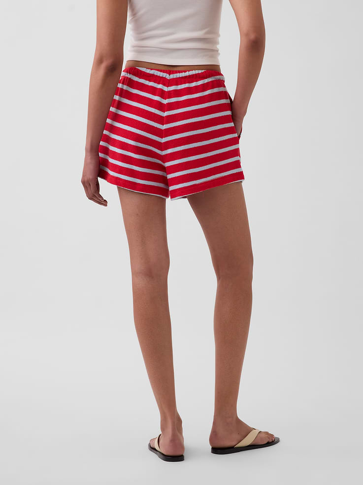 Image number 4 showing, 3.5" Towel Terry Relaxed Easy Shorts