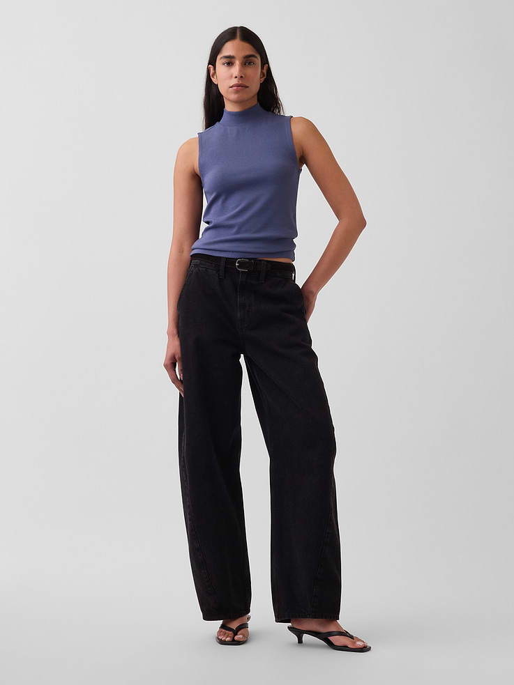 Image number 2 showing, Modern Mockneck Tank Top