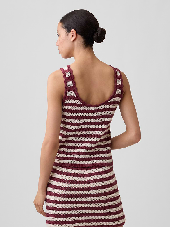 Crochet Scoopneck Tank Top