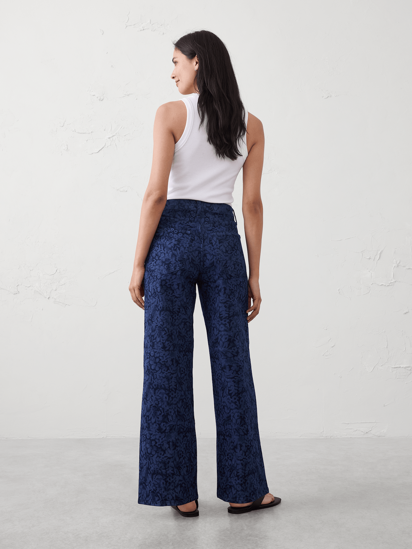 Image number 7 showing, Wide-Leg High-Rise Jean