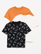 Image number 1 showing, Softest Short-Sleeve T-Shirt 3-Pack for Boys