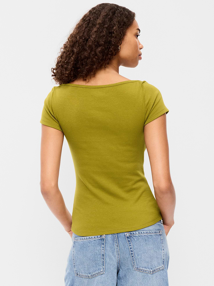 Image number 2 showing, Snug Boatneck T-Shirt