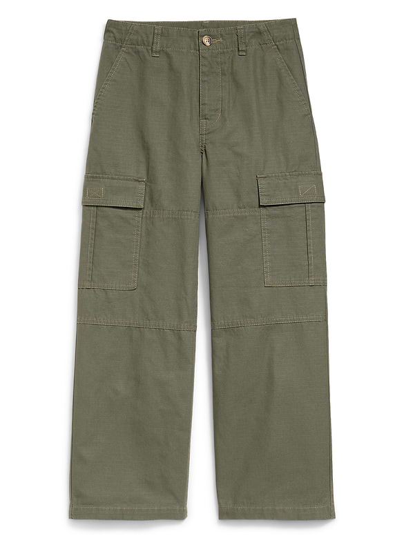 Baggy Cargo Ripstop Pants for Boys