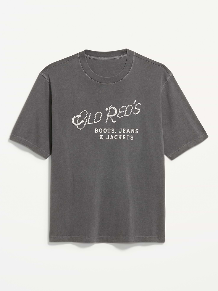Image 3 of 3, Loose Heavyweight Graphic T-Shirt