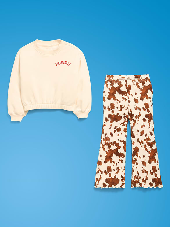 Old Navy x Pixar Toy Story Sweatshirt and Flare Leggings Set for Toddler Girls