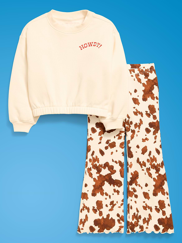 Old Navy x Pixar Toy Story Sweatshirt and Flare Leggings Set for Toddler Girls