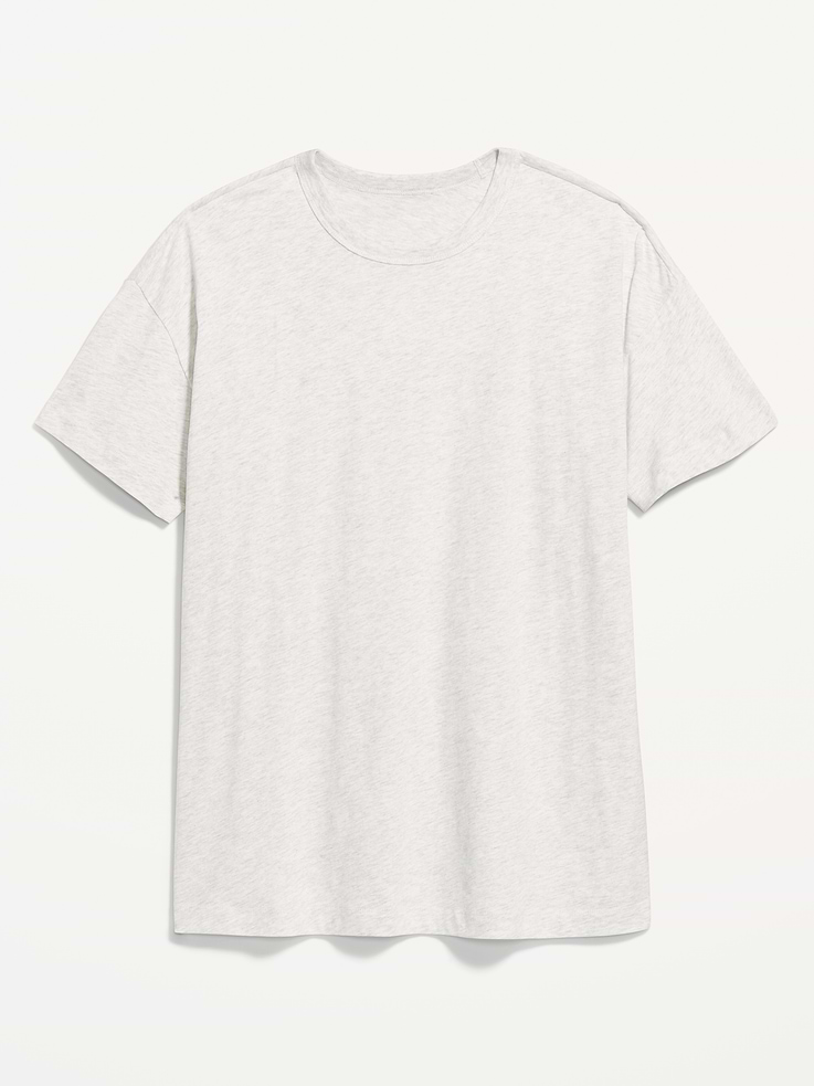 L'image numéro 4 présente T-shirt long passe-partout surdimensionné