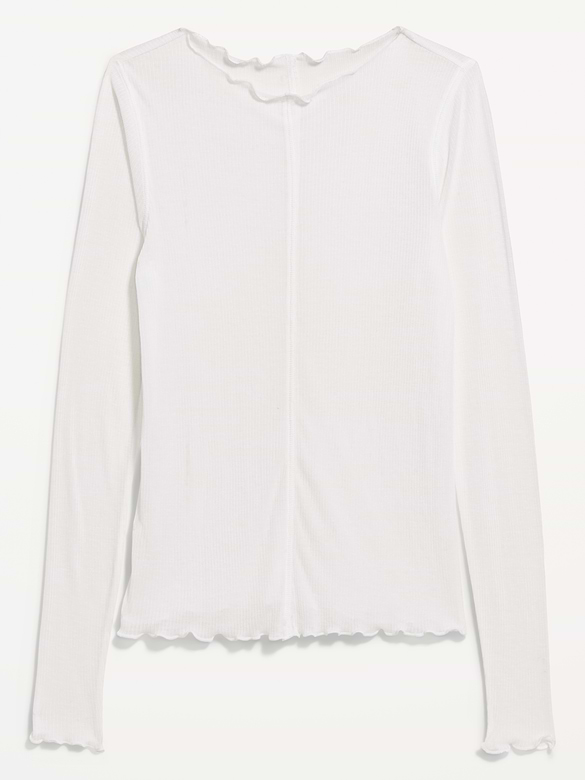 Lettuce-Edge Tissue T-Shirt