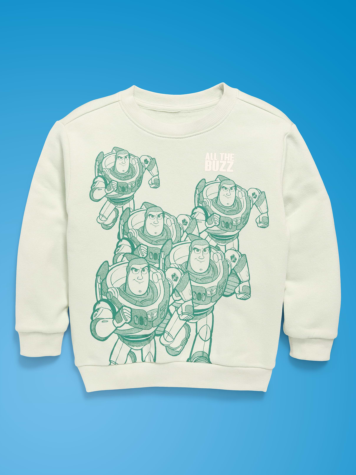 L'image numéro 3 présente Chandail ras du cou en coton ouaté surdimensionné à imprimé Histoire de jouets Old Navy x Pixar pour tout-petit