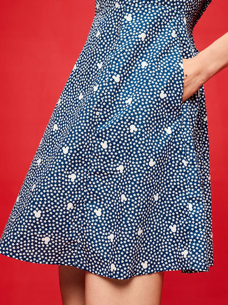 Image number 5 showing, Old Navy x Disney Mickey Mouse Fit & Flare Cami Mini Dress for Women